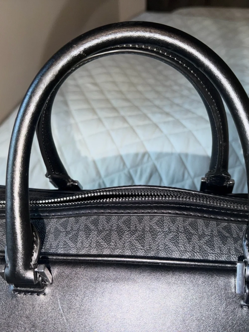 Michael Kors Black Monogram travel bag - Picture 8 of 11
